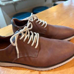 Dr. Scholl's Brown Lace-Up Oxfords 10.5 W